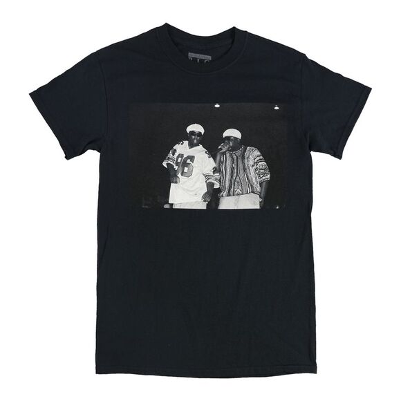 The Notorious B.I.G. Mens P. Diddy & Biggie Smalls Graphic T-Shirt, black, S - Picture 1 of 2